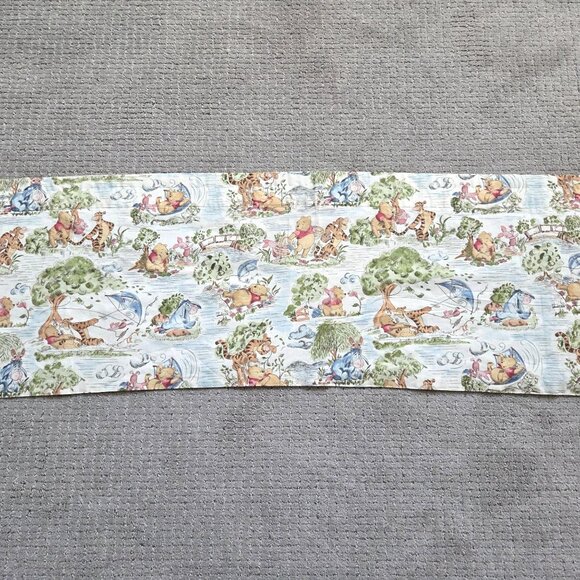 Winnie the Poohs Day in the Park Valance 65" Baby Nursery Window Decor - Picture 3 of 9